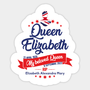 Queen Elizabeth, Rest in peace Queen Elizabeth II Sticker